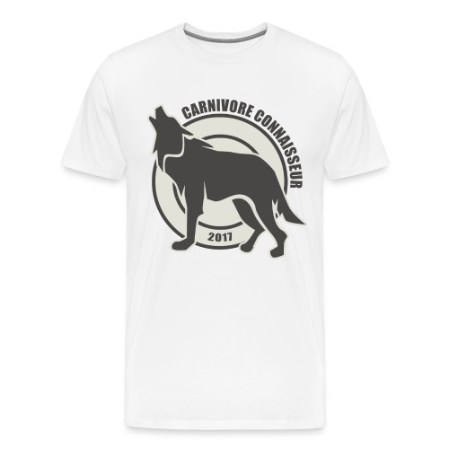 Fleischfresser - Grillshirt - Der mit dem Wolf heu - Männer Premium T-Shirt