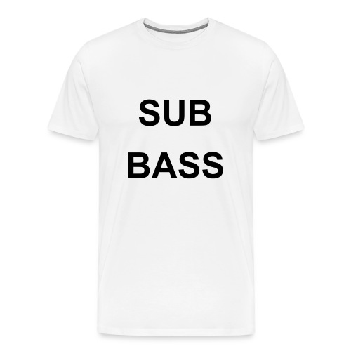 sub bass - Mannen Premium T-shirt