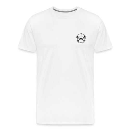 Svart NAF logo - liten - Premium T-skjorte for menn
