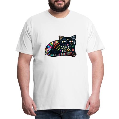 Chat Onirique - T-shirt Premium Homme