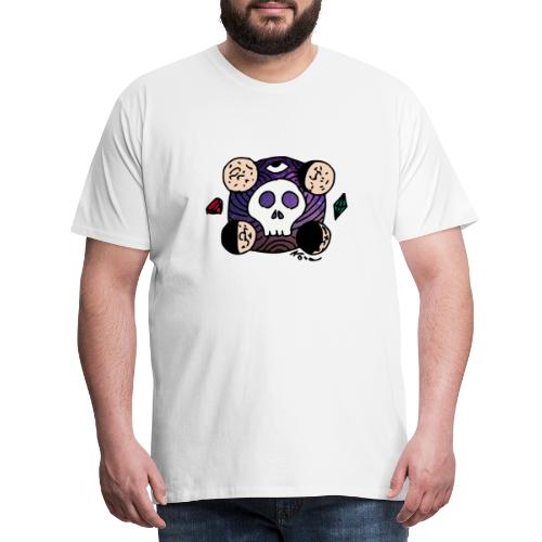 Crâne Lune des confins de l'Espace - T-shirt Premium Homme