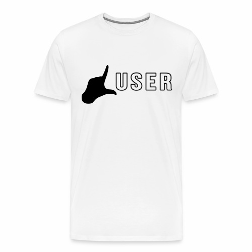 lusershirtlogo2 png - Männer Premium T-Shirt