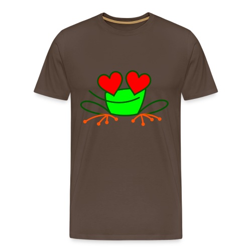 Frog in Love - Men's Premium T-Shirt
