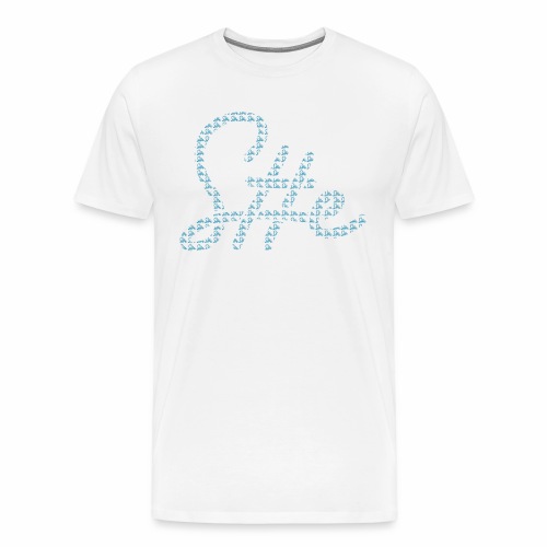 SheSharp Logo made of SheSharp Logos - Mannen Premium T-shirt