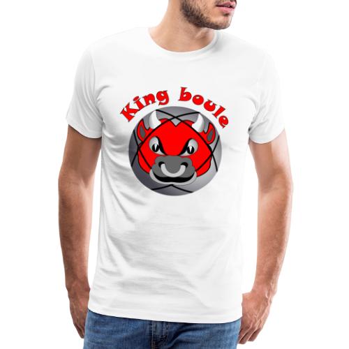 t shirt King boule roi pétanque tireur pointeur - T-shirt Premium Homme