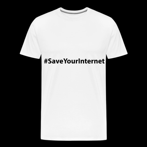 #saveyourinternet - Männer Premium T-Shirt