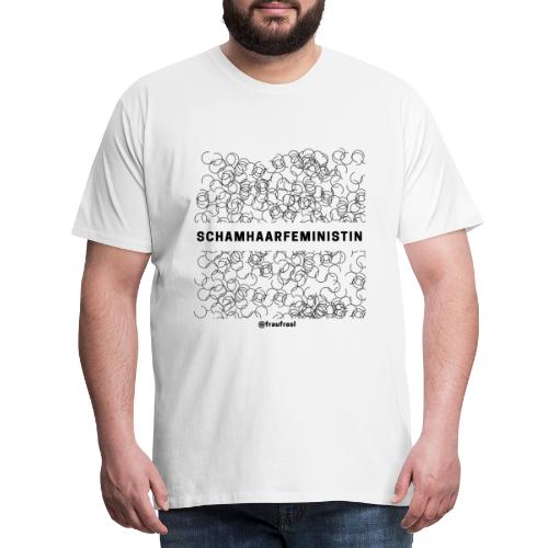 Schamhaarfeministin - Männer Premium T-Shirt