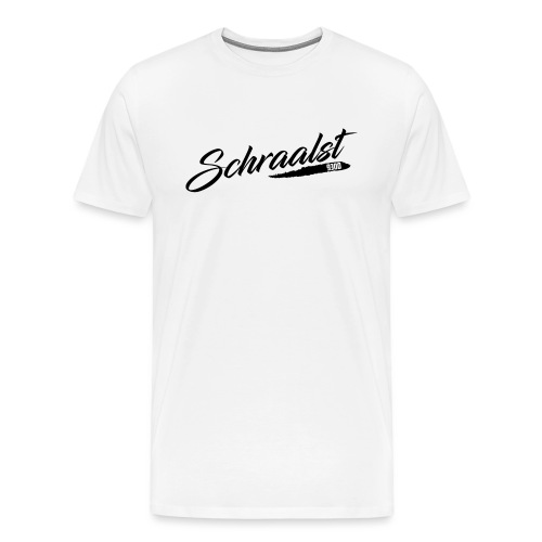 SCHRAALST zwart - Mannen Premium T-shirt