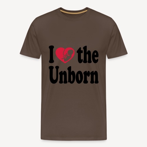 I LOVE THE UNBORN - Men's Premium T-Shirt