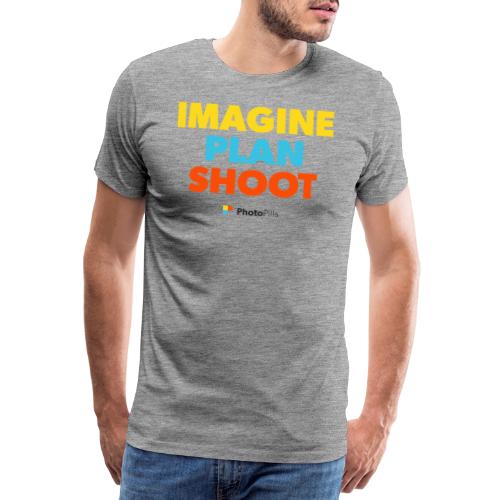 Imagine. Plan. Shoot. - Camiseta premium hombre