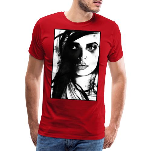 SIIKALINE FEMALE FACE - Premium-T-shirt herr