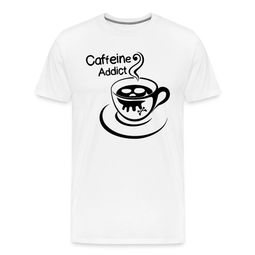 Caffeine Addict - Mannen Premium T-shirt