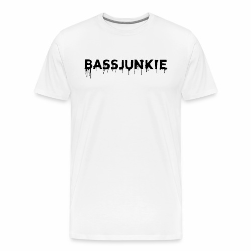 Bassjunkie Bass Liebe Electronic Music Dark Musik - Männer Premium T-Shirt
