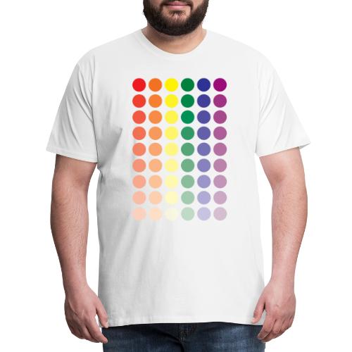 Pride dots - Mannen Premium T-shirt