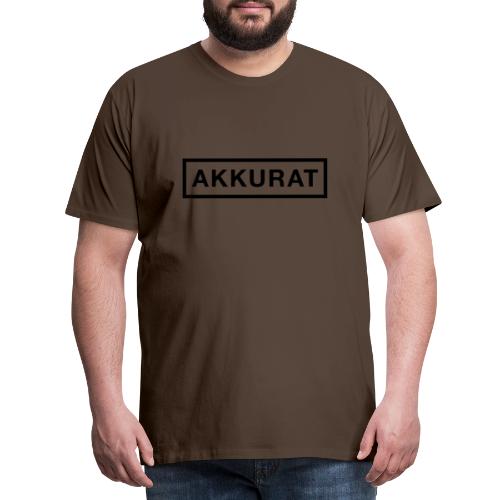 SIIKALINE AKKURAT - Premium-T-shirt herr
