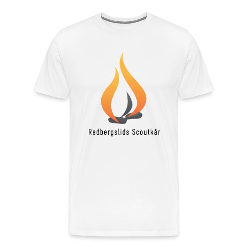 Redbergslid logga svart - Premium-T-shirt herr