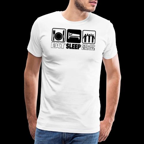 Eat Sleep Co op png - Men's Premium T-Shirt