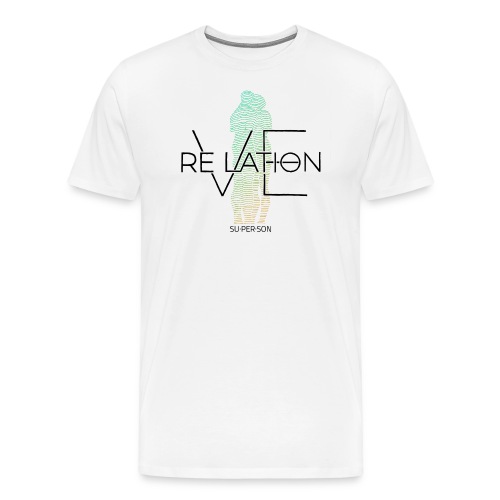 Relation Revelation Face Mask - Herre premium T-shirt