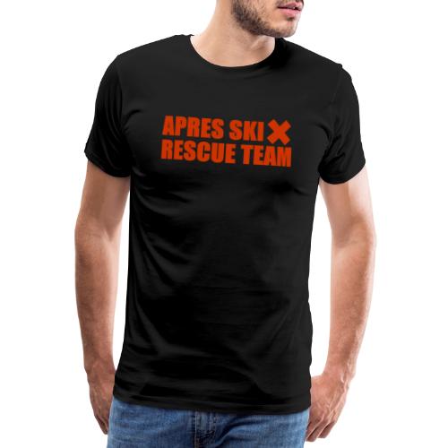 apres-ski rescue team - Mannen Premium T-shirt