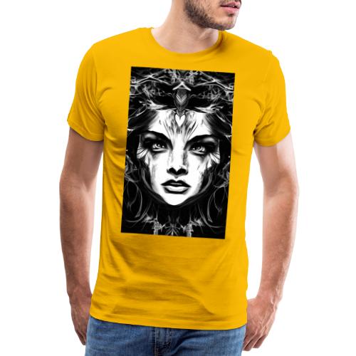 SIIKALINE FEMALE WARRIOR - Premium-T-shirt herr