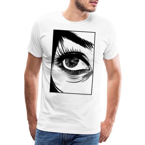 SIIKALINE EYE - Premium-T-shirt herr