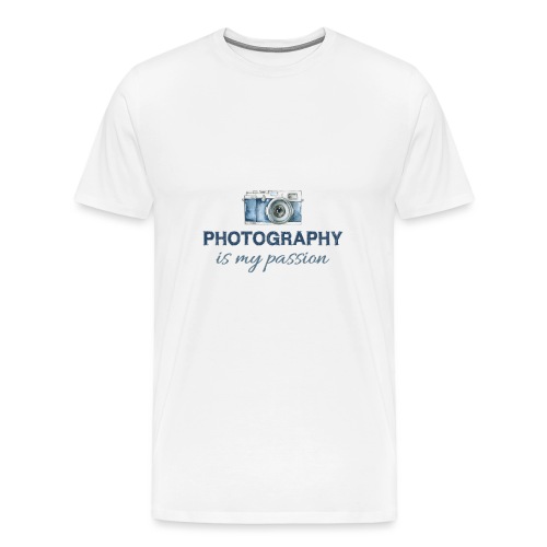 Photography is my passion ManuelaSfotografie-de - Männer Premium T-Shirt
