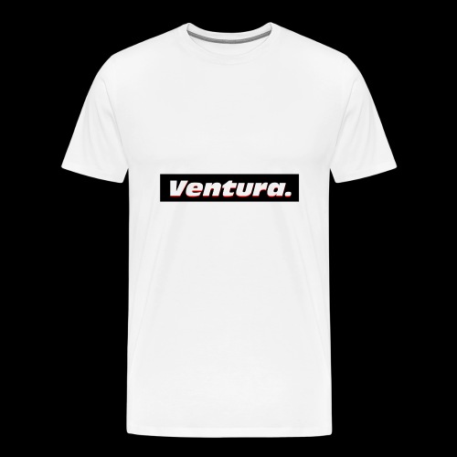Ventura Black Logo - Mannen Premium T-shirt