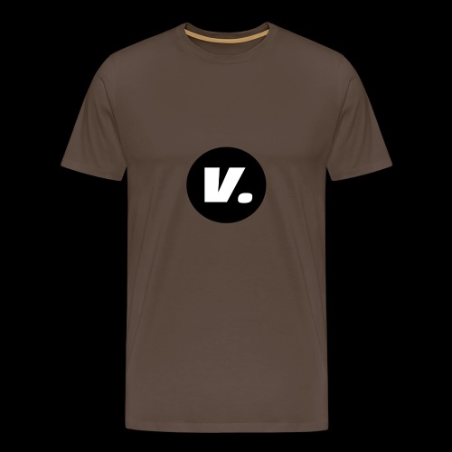 Ventura White V Logo - Mannen Premium T-shirt