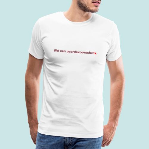 Wat een paordevoorschut hori def b - Mannen Premium T-shirt
