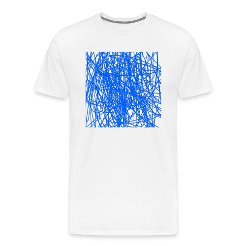 Blue lines - Premium-T-shirt herr