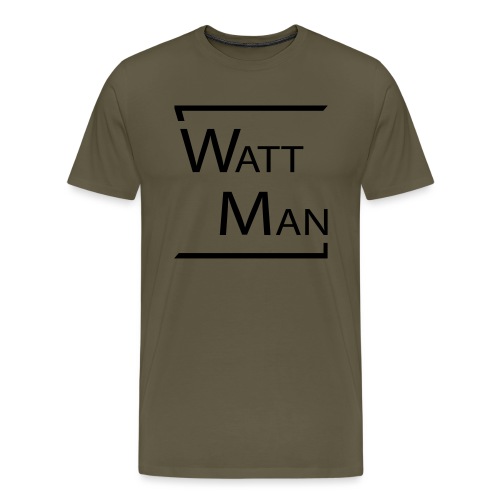Watt Man - Mannen Premium T-shirt