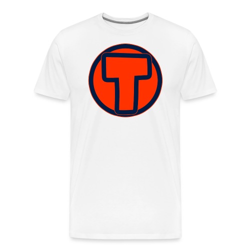 Game shirt #13 Blue and orange logo - Men's Premium T-Shirt