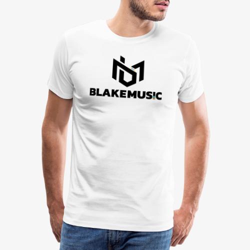 blAkeMusic Logo Black - Herre premium T-shirt