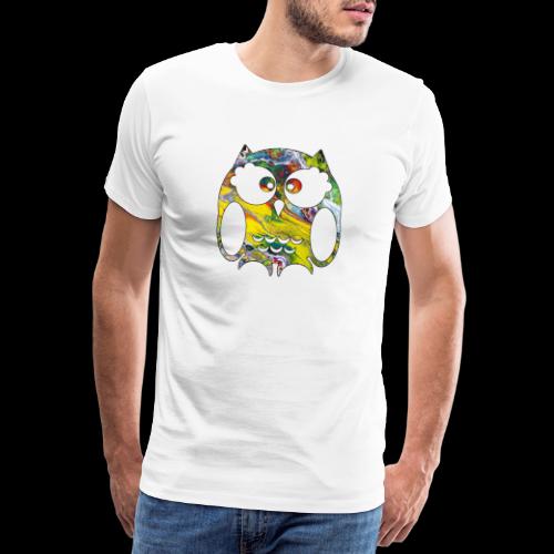 Cute and cool owl - Mannen Premium T-shirt