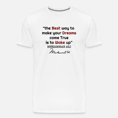 Muhammad Ali, Muhammad Ali quotes, famous quotes,' Men's Functional T-Shirt  | Spreadshirt