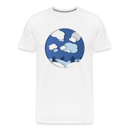 Winterpattern - Männer Premium T-Shirt