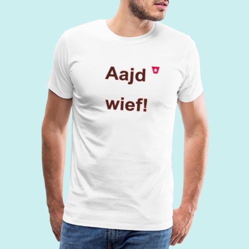 Aajd wief def b verti - Mannen Premium T-shirt