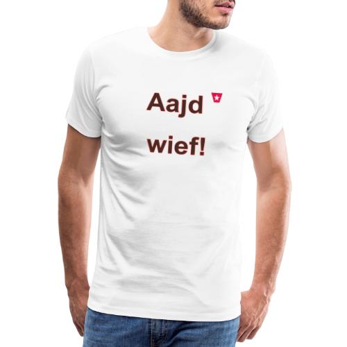 Aajd wief def b verti - Mannen Premium T-shirt