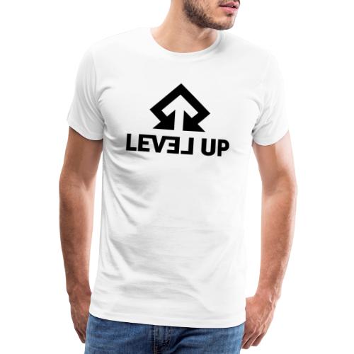 Level Up Norge - sort - Premium T-skjorte for menn