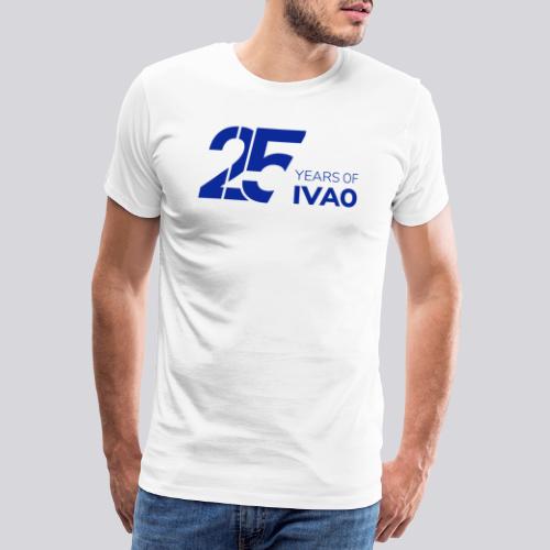 IVAO 25e anniversaire Blanc - T-shirt Premium Homme