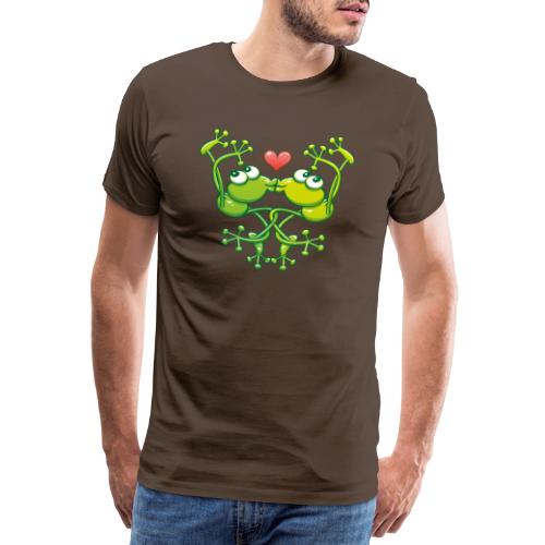 Choreography of loving frogs and kisses - Men's Premium T-Shirt