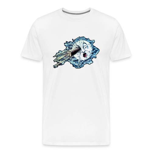 Trip to the Moon (Sketch BLU) - Mannen Premium T-shirt