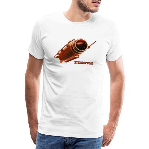 Steampunk Luftschiff Zeppelin Retro Futurismus - Männer Premium T-Shirt