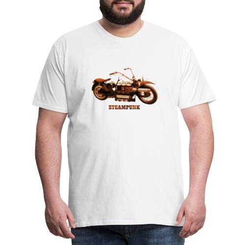 Steampunk Motorrad Bike Retro Futurismus - Männer Premium T-Shirt