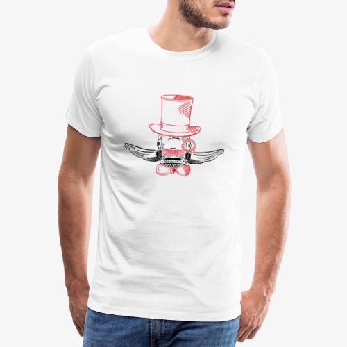 Elegant Hipster Fish - Mustache - Männer Premium T-Shirt