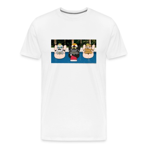 Reyes Magos en la Piscina - Camiseta premium hombre