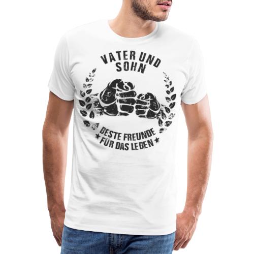 Vater und Sohn beste Freunde für das Leben - Männer Premium T-Shirt