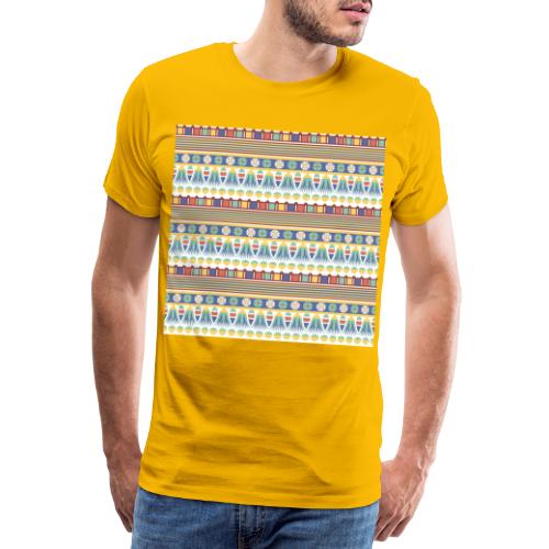 Patrón egipcio VIII - Camiseta premium hombre