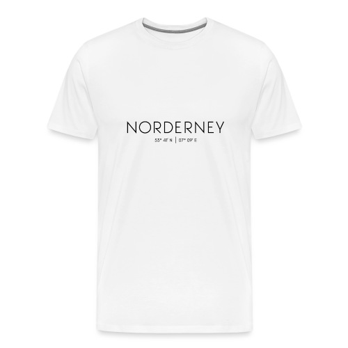 Norderney, Ostfriesische Inseln, Nordsee - Männer Premium T-Shirt