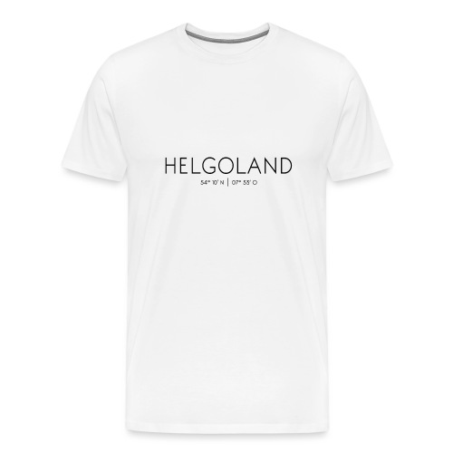Helgoland, Schleswig-Holstein/Deutschland, Nordsee - Männer Premium T-Shirt